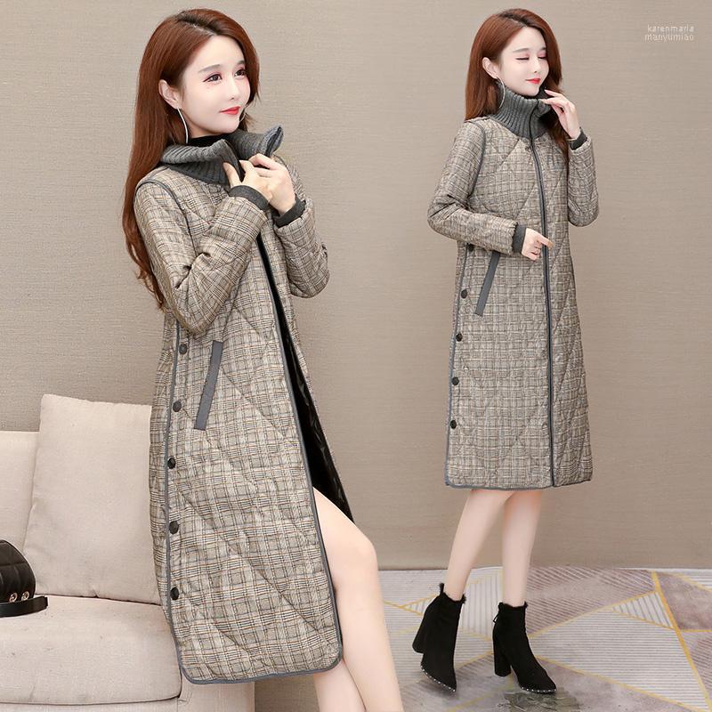 Women's Down & Parkas Mulher Jaqueta Winter Style Cotton Clothes Jacket Mid-length Mother's Clothing Thin Lattice Slim Korean Commute Kare22
Women's Down & Parkas Mulher Jaqueta Winter Style Cotton Clothes Jacket Mid-length Mother's Clothing Thin Lattice Slim Korean Commute Kare22