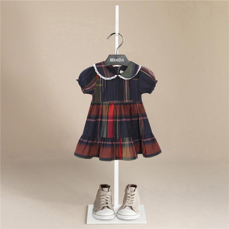 Girl's Dresses Girls Casual 2022 Fashion Kids Girl Party Ruffles Cute Costumes Children Princess Lace Vestidos For 1-6YGirl's, Dark blue 
Girl's Dresses Girls Casual 2022 Fashion Kids Girl Party Ruffles Cute Costumes Children Princess Lace Vestidos For 1-6YGirl's, Dark blue