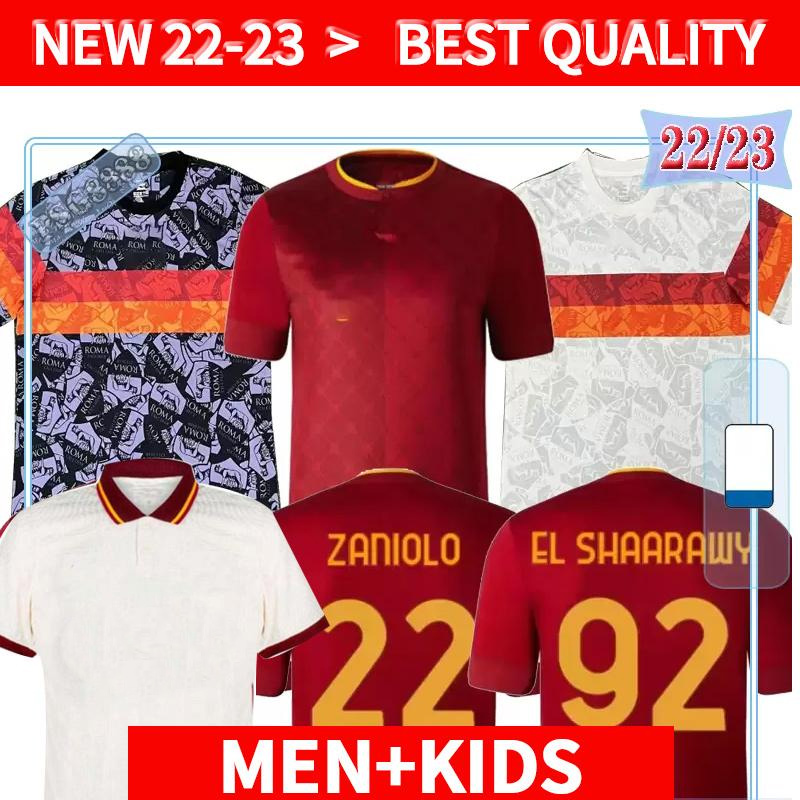 Adult kids kit set 22 23 roma HOME Soccer Jerseys 2022 2023 Football Shirt red Abraham ZANIOLO PELLEGRINI SHOMURODOV VERETOUT El Shaarawy MANCINI Maillot Foot, 2223 home kids
Adult kids kit set 22 23 roma HOME Soccer Jerseys 2022 2023 Football Shirt red Abraham ZANIOLO PELLEGRINI SHOMURODOV VERETOUT El Shaarawy MANCINI Maillot Foot, 2223 home kids