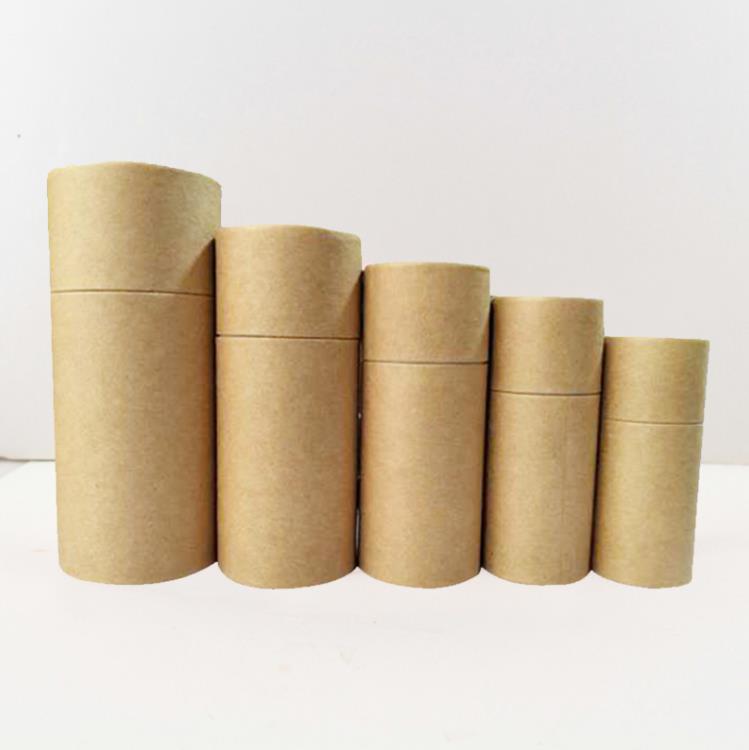 Premium Kraft Cardboard Tubes Case Packing boxes Kraft-gift box for Essential Oil Bottle 10ml - 100ml SN6703