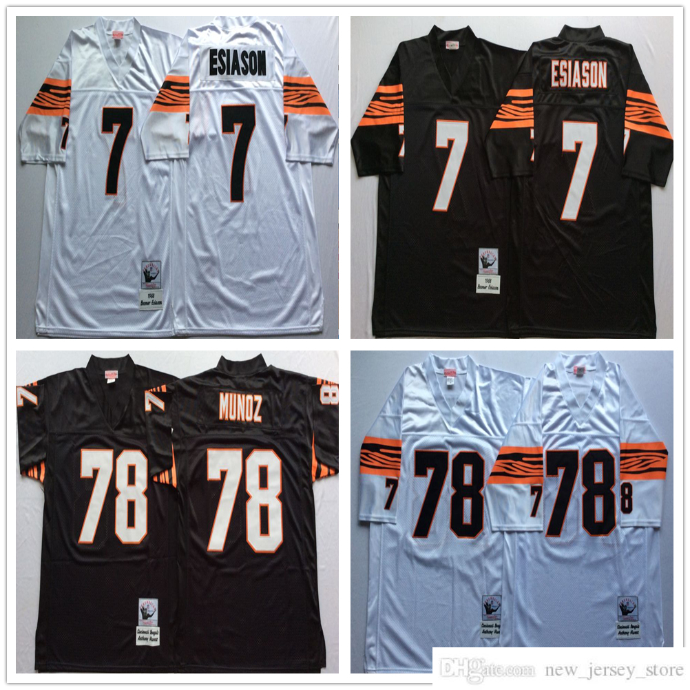 NCAA Vintage Mitchell and Ness Football 7 Boomer Esiason Jerseys Retro Stitch 78 Anthony Munoz Jersey College Black White, Same as picture
NCAA Vintage Mitchell and Ness Football 7 Boomer Esiason Jerseys Retro Stitch 78 Anthony Munoz Jersey College Black White, Same as picture