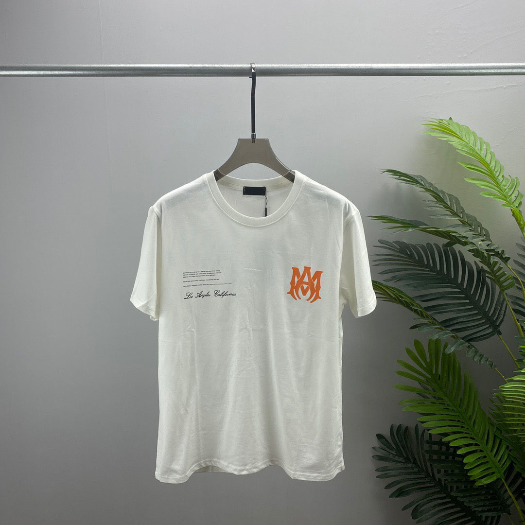 2022SS Hip Hop Muscle Fit Curved Hem White Cotton Custom Printing Men Women T Shirt Casual Quantity Trend Oversize xs-L 6rr59e2