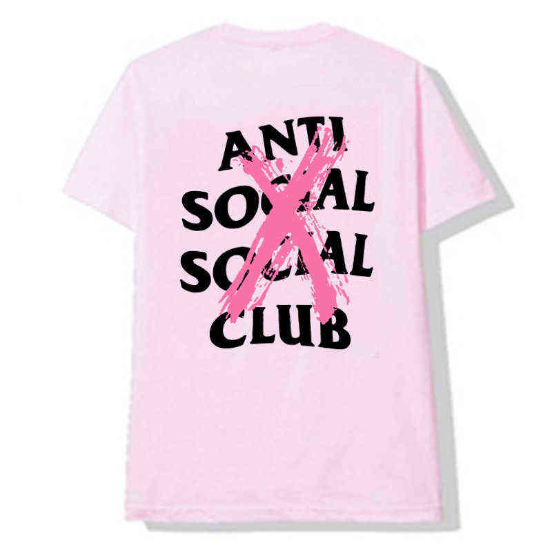 Fashion Assc Anti Social Club 19fw Cross Print T-shirt Casual Couple Short Sleeve, White
Fashion Assc Anti Social Club 19fw Cross Print T-shirt Casual Couple Short Sleeve, White
