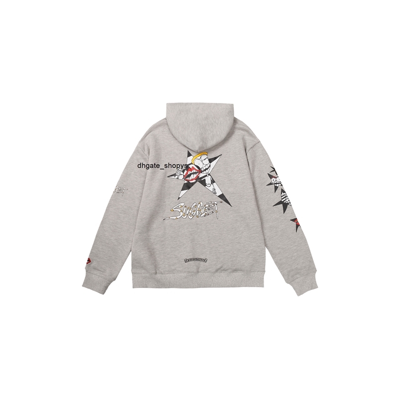 chrome/heart men's hooded jackets 22s autumn winter new grey hooded ins cro cross print graffiti Pullover loose sweater, Gray
chrome/heart men's hooded jackets 22s autumn winter new grey hooded ins cro cross print graffiti Pullover loose sweater, Gray