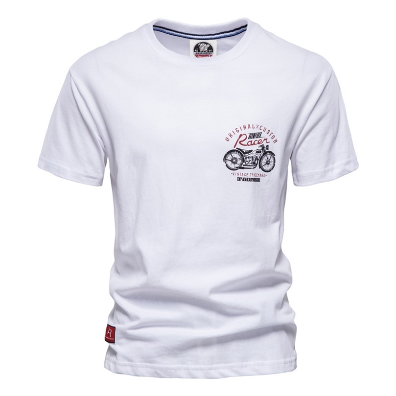AIOPESON Big Printed T Shirt for Men 100% Cotton Streetwear Oneck Top Tees Men Summer High Quality Slim Fit Mens T Shirts 220704, Navy
AIOPESON Big Printed T Shirt for Men 100% Cotton Streetwear Oneck Top Tees Men Summer High Quality Slim Fit Mens T Shirts 220704, Navy