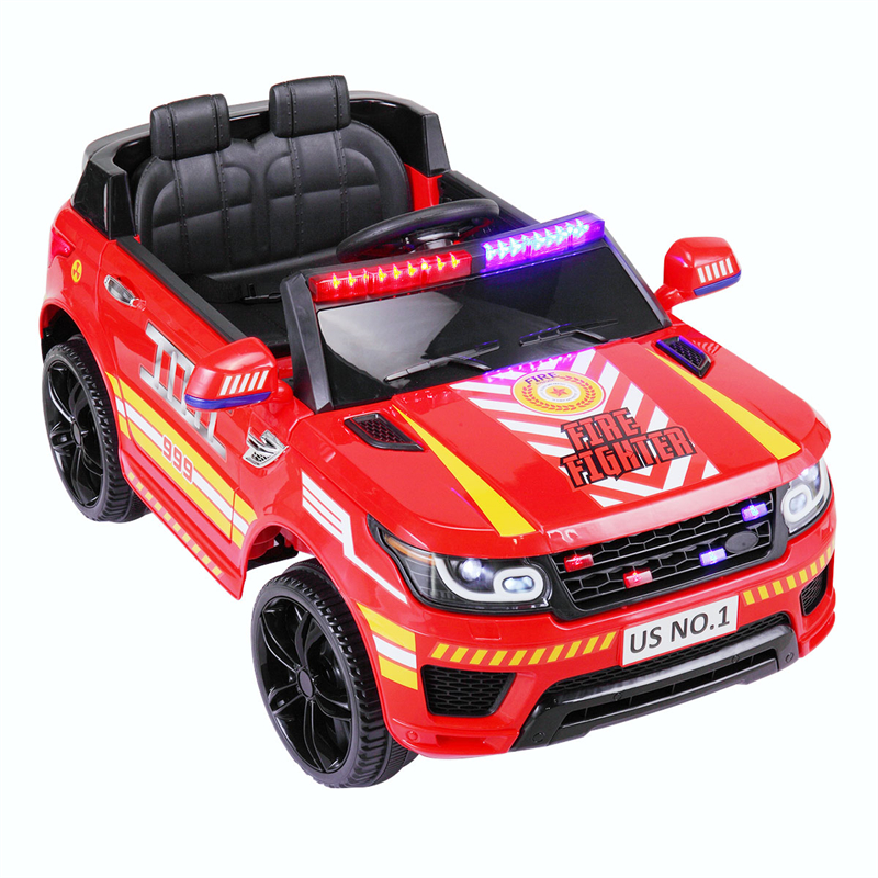 Home 12V Kid Ride on Police Car with Parental Remote Control Battery Powered Electric Truck with Siren Flashing Lights Music Spring Suspension Red
Home 12V Kid Ride on Police Car with Parental Remote Control Battery Powered Electric Truck with Siren Flashing Lights Music Spring Suspension Red