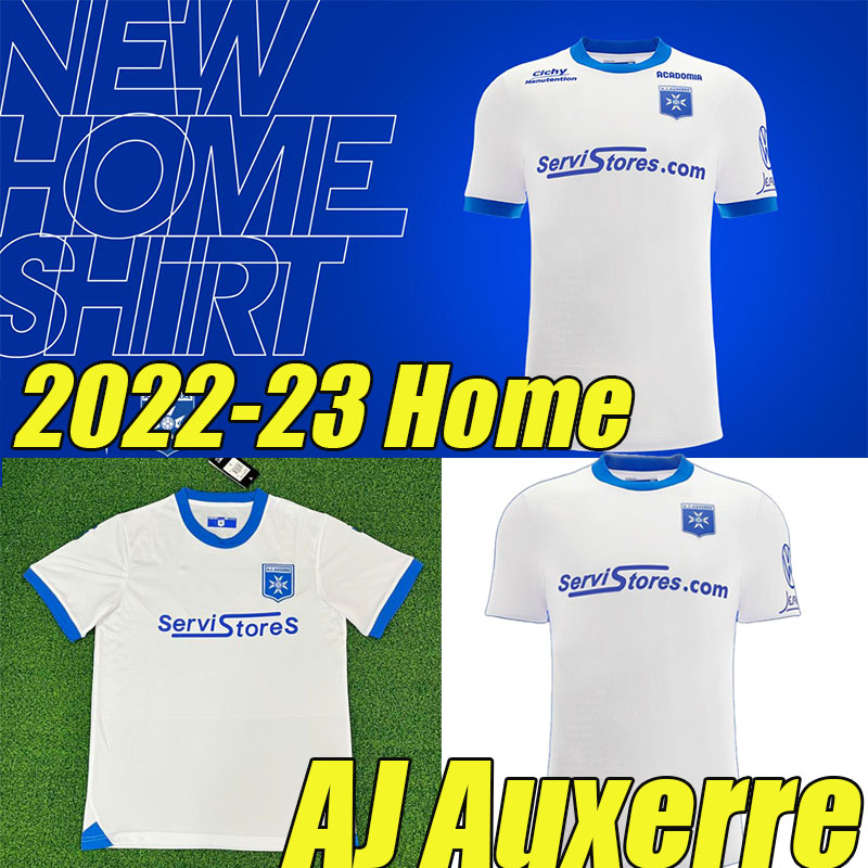 22/23 maillot de foot AJ Auxerre soccer jerseys home white 2022 2023 Gauthier Hein Hamza Sakhi Alexis Trouillet Gaetan Charbonnier Mathias Autret football shirts, 22-23 home no sponsor
22/23 maillot de foot AJ Auxerre soccer jerseys home white 2022 2023 Gauthier Hein Hamza Sakhi Alexis Trouillet Gaetan Charbonnier Mathias Autret football shirts, 22-23 home no sponsor
