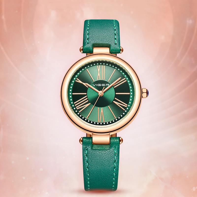 Wristwatches Fashion Women Watches Round Dial Qualities Ladies Quartz Leather Clock Female Dress Watch Gift For Girl Friend, Green
Wristwatches Fashion Women Watches Round Dial Qualities Ladies Quartz Leather Clock Female Dress Watch Gift For Girl Friend, Green