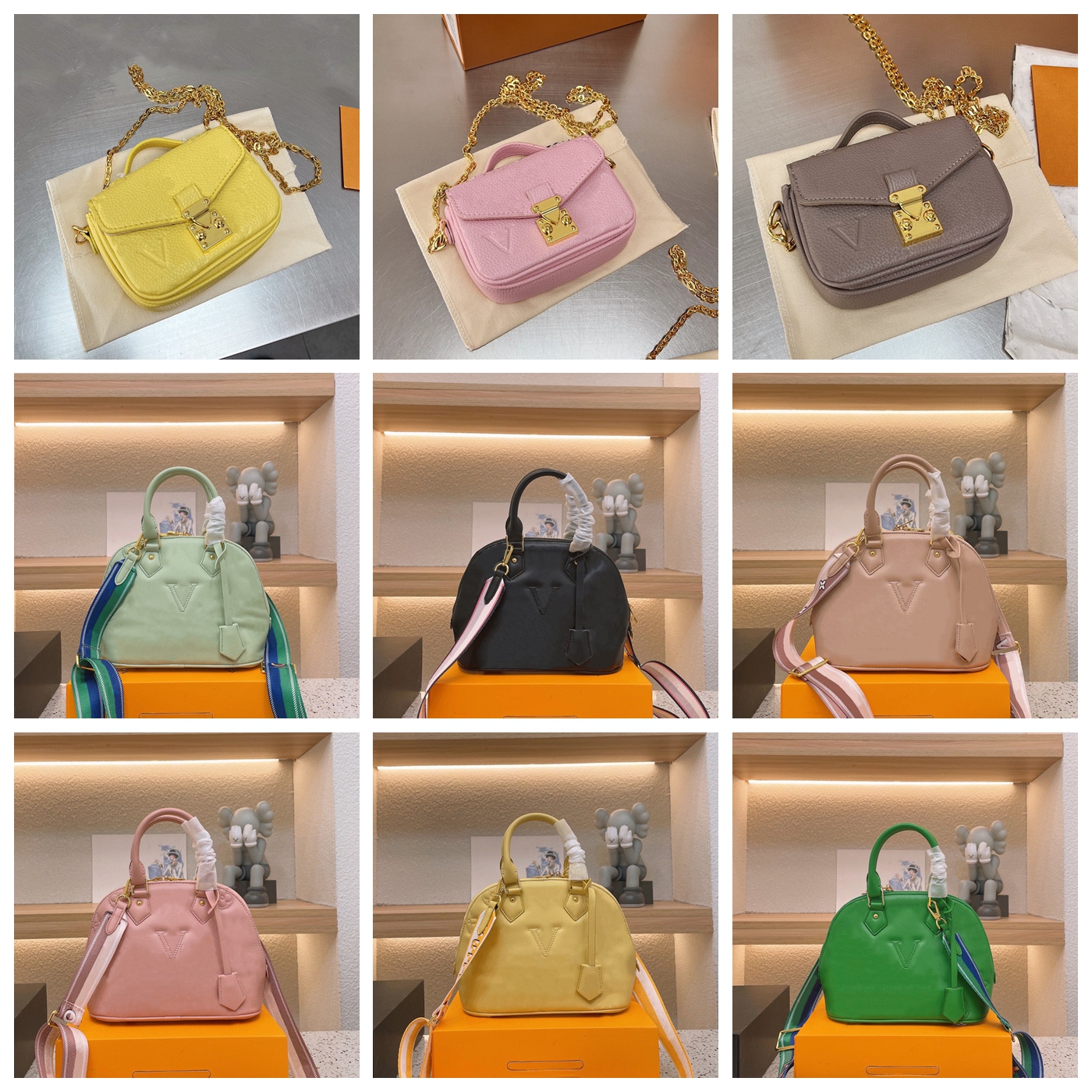 5A Designer Bag Luxury Purse Brand Shoulder Bags Leather Handbag Woman Crossbody Messager Cosmetic Purses Wallet by shoebrand W112 01, #30 box
5A Designer Bag Luxury Purse Brand Shoulder Bags Leather Handbag Woman Crossbody Messager Cosmetic Purses Wallet by shoebrand W112 01, #30 box