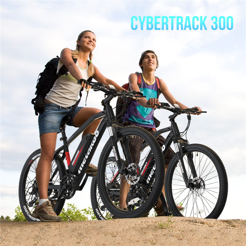 [USA Direct]C300 27.5inch Electric Mountain Bike 500W Electric Bicycle with Removable 48V 10.4AN Lithium-Ion Battery 21MPH Adults E-Bike Shimano 21 Sp