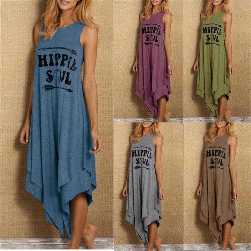 Women Sleeveless Tank Dress Fashion Loose Letter Printed O-neck Vest Top Female Summer Casual Plus Size Irregular Hem Dresses, Green
Women Sleeveless Tank Dress Fashion Loose Letter Printed O-neck Vest Top Female Summer Casual Plus Size Irregular Hem Dresses, Green