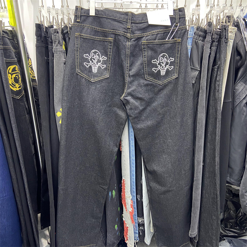 2023ss Real Pics Black Blue High Street Denim Pants Embroidered Leather Men Stretch Fashion Casual Men's Jeans
2023ss Real Pics Black Blue High Street Denim Pants Embroidered Leather Men Stretch Fashion Casual Men's Jeans