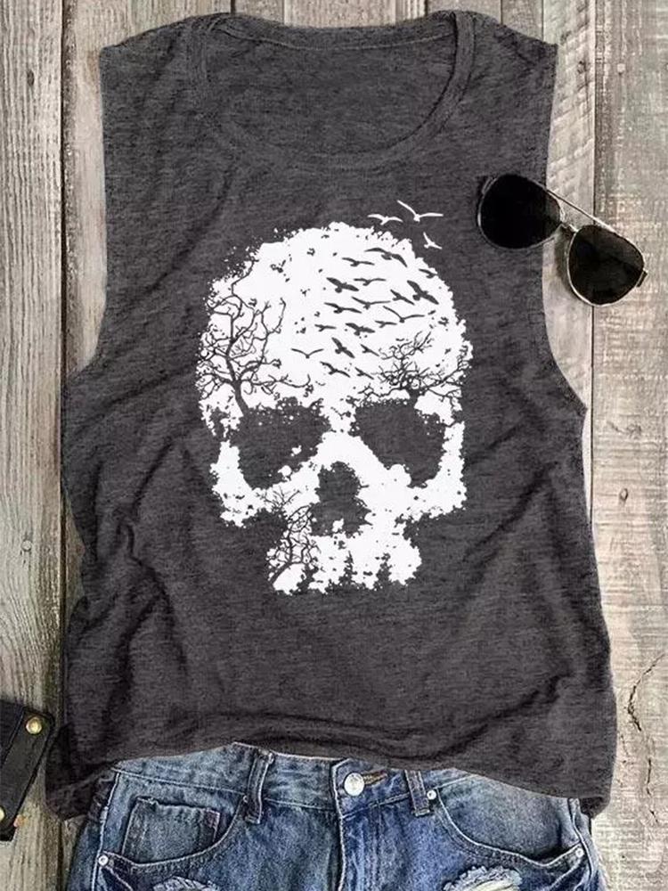 Women' Tanks & Camis Women Tank Tops Skull Print Top Harajuku Fashion Sleeveless Vest Camiseta Tirantes Mujer Blusas De Moda 2022, White t-shirt
Women' Tanks & Camis Women Tank Tops Skull Print Top Harajuku Fashion Sleeveless Vest Camiseta Tirantes Mujer Blusas De Moda 2022, White t-shirt