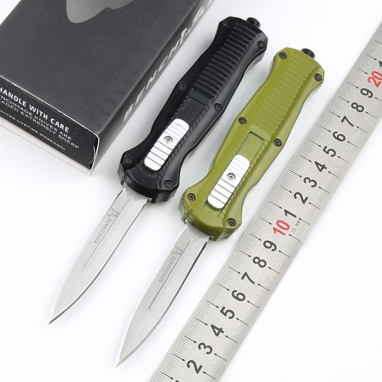 Benchmade 3300 Middle Size D2 Blade Automatic Knife Fast Open Aluminum Handle Outdoor Self Defense Pocket Hunting Camping Tactical Survival Knives +Nylon Sheath
Benchmade 3300 Middle Size D2 Blade Automatic Knife Fast Open Aluminum Handle Outdoor Self Defense Pocket Hunting Camping Tactical Survival Knives +Nylon Sheath