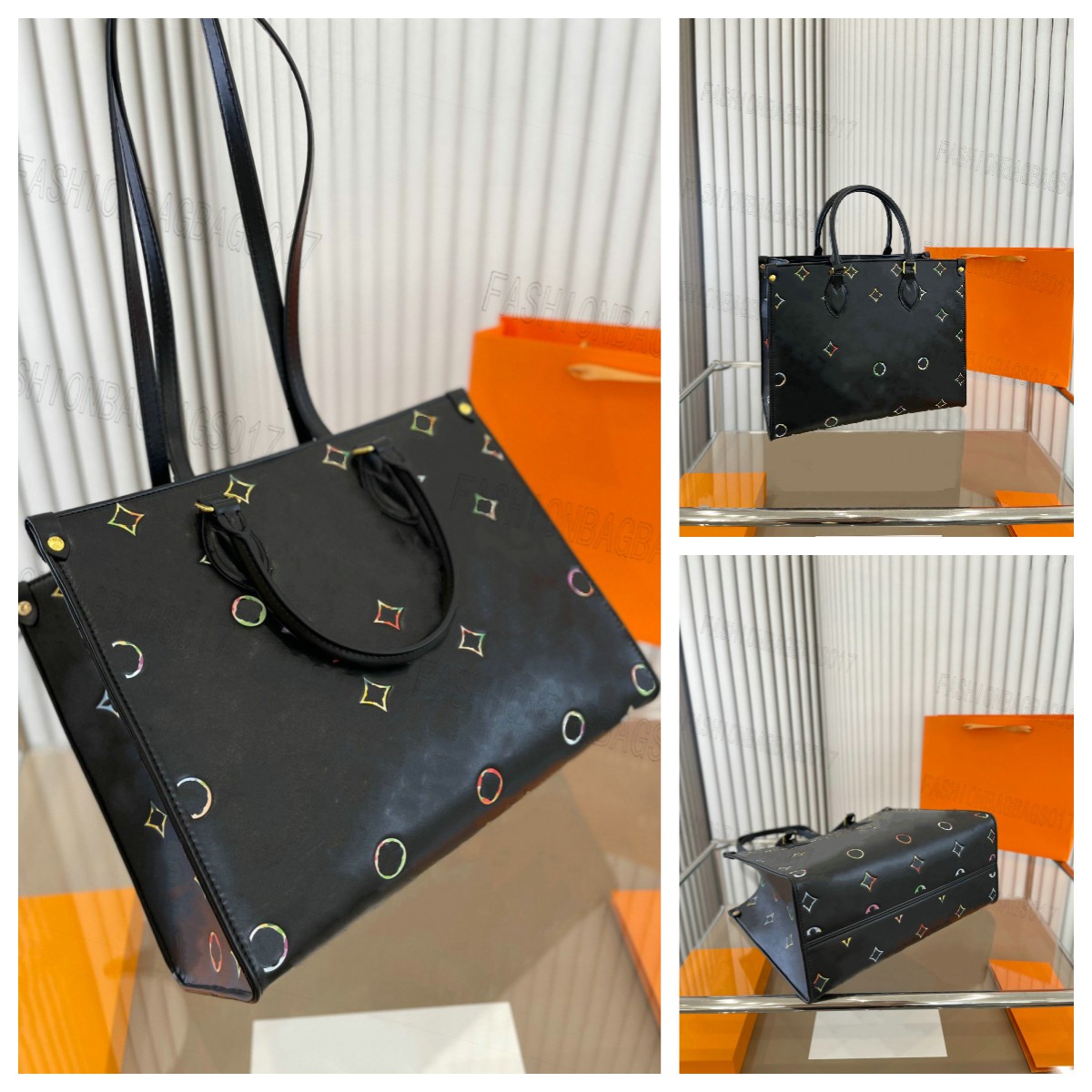 22FW Women ON THE GO Bag Fashion Discreet Floral Pattern Tote onthego GM Embossing Monos Multi-color Garden Vintage Fashion Luxury Cross Body Handbag Shoulderbag
22FW Women ON THE GO Bag Fashion Discreet Floral Pattern Tote onthego GM Embossing Monos Multi-color Garden Vintage Fashion Luxury Cross Body Handbag Shoulderbag