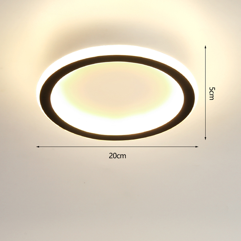 Round Led Ceiling Lights Corridor Lamp Entrance Porch Net Red Aisle Lamp Household Balcony Cloakroom Lamps Simple Modern 5093#