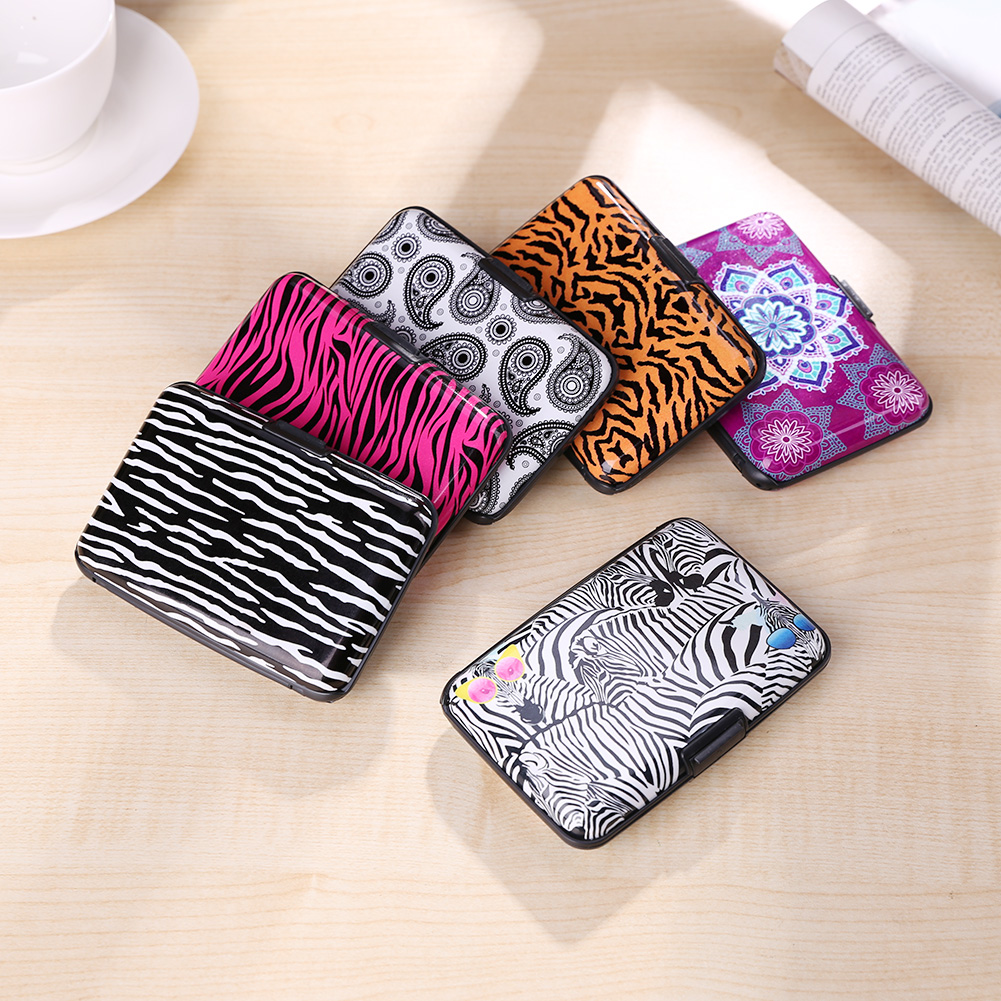 Aluminum Credit Card Holder Zebra Pattern Wallet Men Women Metal Purse Case Credit Business Card Case Wallet
Aluminum Credit Card Holder Zebra Pattern Wallet Men Women Metal Purse Case Credit Business Card Case Wallet