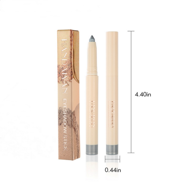 Handaiyan Cream Eyeshadow Stick Lying Silkworm Eyeshadows Pen Eyeliner Pencil Double Use Waterproof High Pigment Easy to Wear X250815