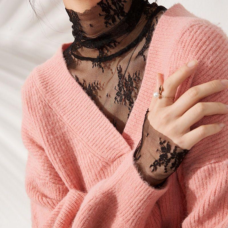 Women's T-Shirt 2022 Womens Tshirt Summer Spring Transparent Female Mesh Basic Long Sleeve Top Mock Neck Solid Embroidered Floral Lace Tops, Black
Women's T-Shirt 2022 Womens Tshirt Summer Spring Transparent Female Mesh Basic Long Sleeve Top Mock Neck Solid Embroidered Floral Lace Tops, Black