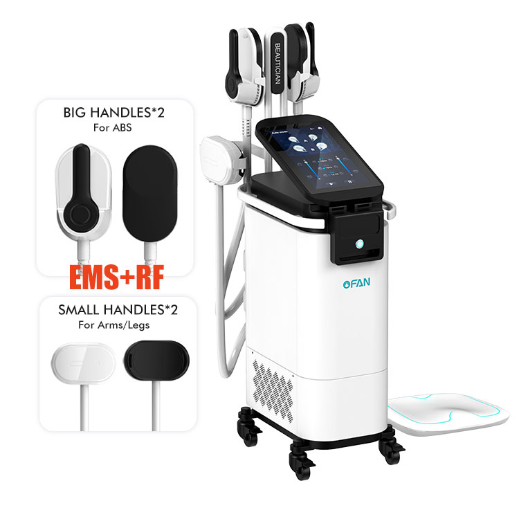 2022 4 handles EMS RF body training pro ems muscle stimulator ems rf machine