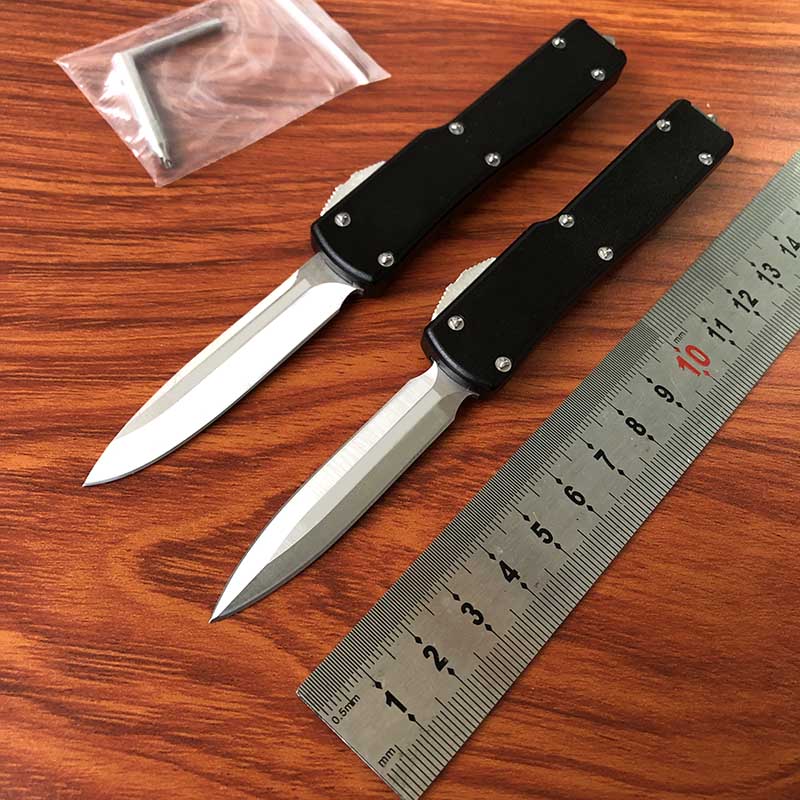 New US Italian Style 5.9 Inch Mini Stiletto Mafia Automatic Knife Fast Open Double Action D2 Blade UT85 UT88 UT121 DOC SMF CQC7 LUDT Exocet Self Defense EDC Auto Knives
New US Italian Style 5.9 Inch Mini Stiletto Mafia Automatic Knife Fast Open Double Action D2 Blade UT85 UT88 UT121 DOC SMF CQC7 LUDT Exocet Self Defense EDC Auto Knives
