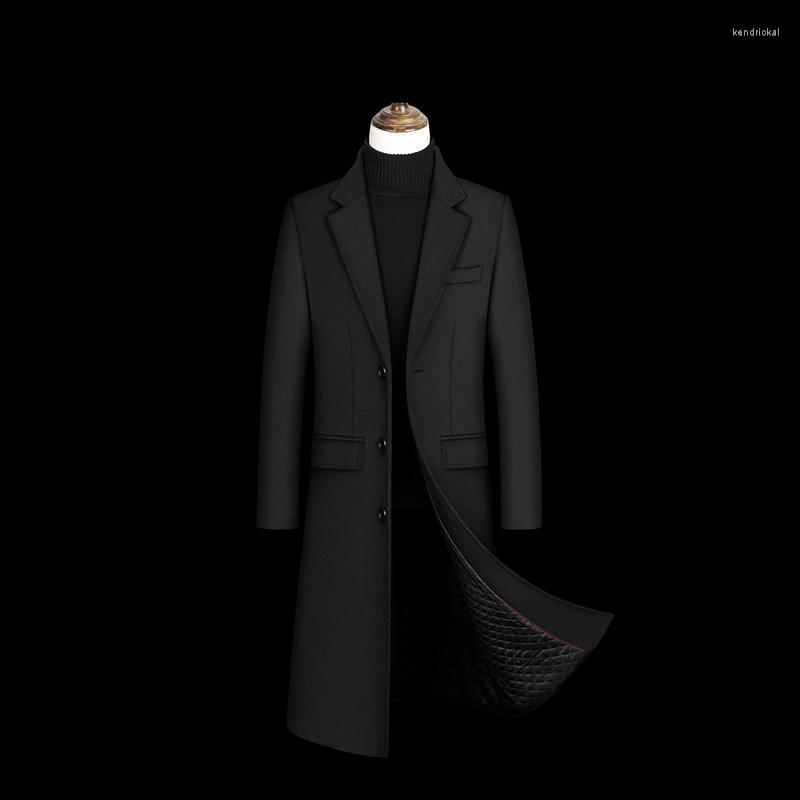 Men's Wool & Blends Woolen Overcoat In Autumn And Winter Men Clothing Coat Coats For Content 30% Kend22, Black
Men's Wool & Blends Woolen Overcoat In Autumn And Winter Men Clothing Coat Coats For Content 30% Kend22, Black