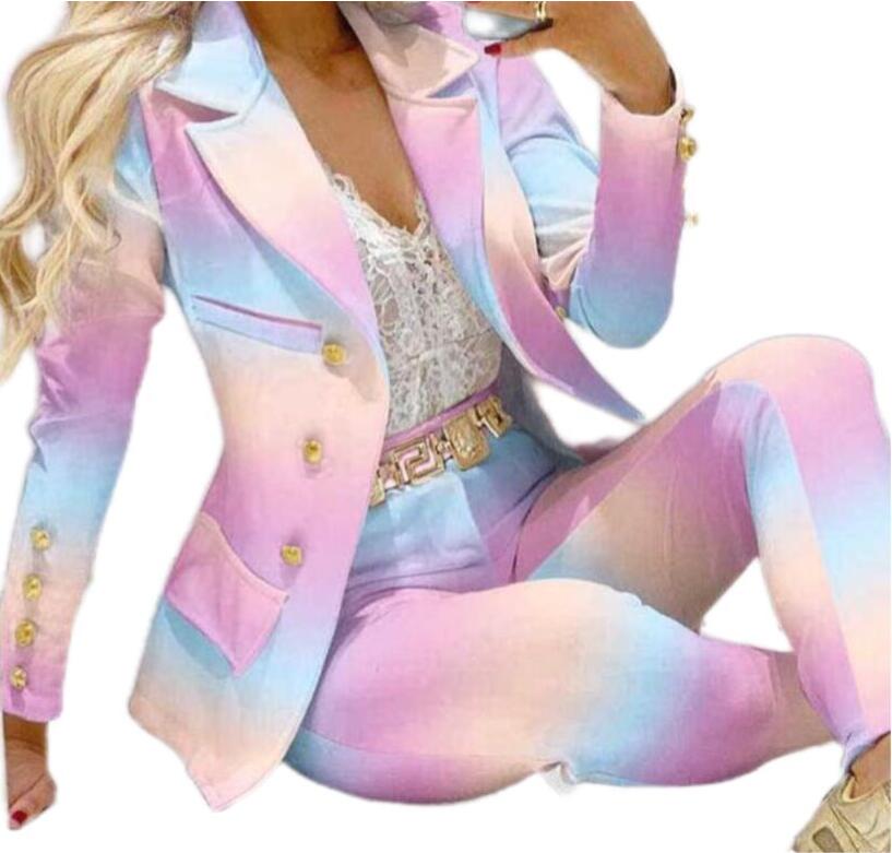 Women' Two Piece Pants 2022 Femme Formal Jacket & Trousers Office Lady Outfits Autumn Women Set Chain Print Blazer Suit, 19
Women' Two Piece Pants 2022 Femme Formal Jacket & Trousers Office Lady Outfits Autumn Women Set Chain Print Blazer Suit, 19