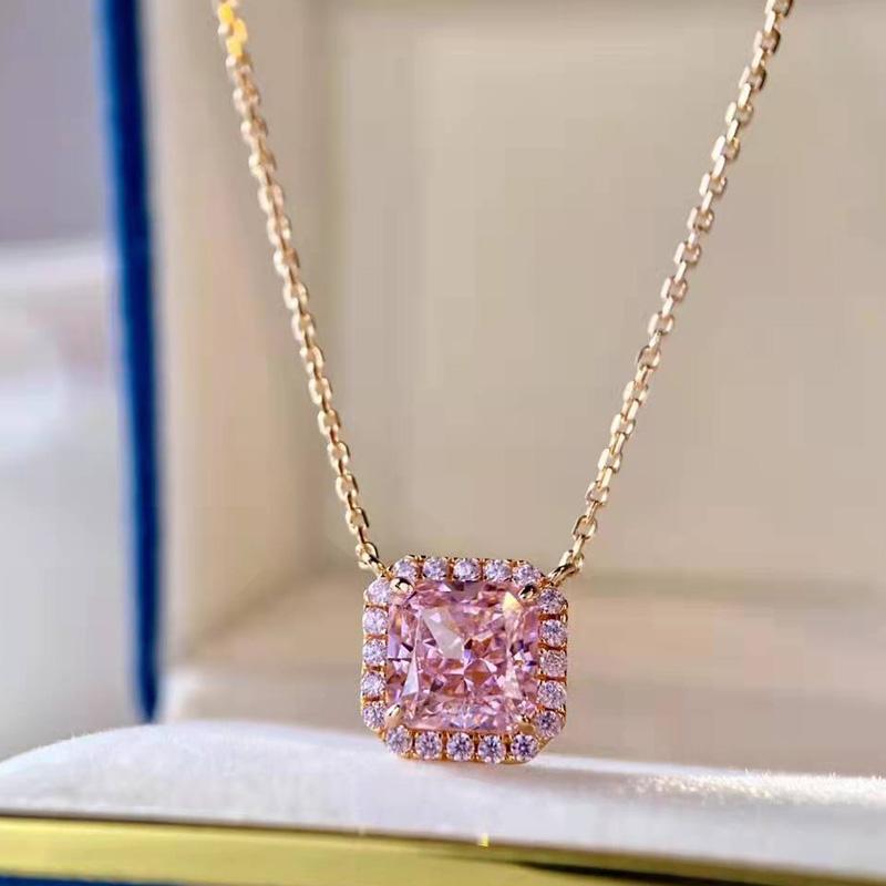 Dangle & Chandelier Nothing2 925 Sterling Silver 3 Carat Pink High Carbon Diamond Stud Earrings Pendant Necklace For Women Sparkling Fine Je
Dangle & Chandelier Nothing2 925 Sterling Silver 3 Carat Pink High Carbon Diamond Stud Earrings Pendant Necklace For Women Sparkling Fine Je