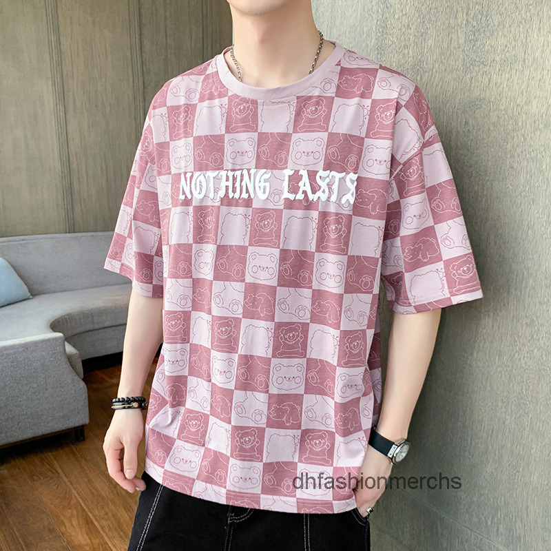 designer t shirt Chessboard Plaid letter short sleeved tshirts mens top new loose brand trend half sleeved shirt summer clothes, Tc3112 white
designer t shirt Chessboard Plaid letter short sleeved tshirts mens top new loose brand trend half sleeved shirt summer clothes, Tc3112 white