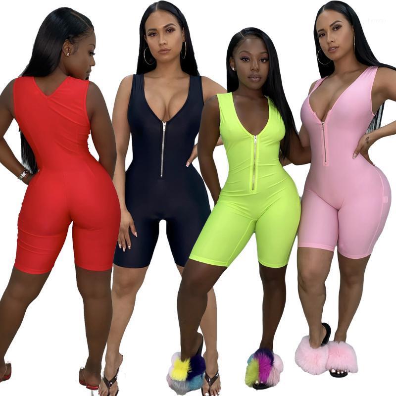 Women' Jumpsuits & Rompers Black Neon Green Bodycon Playsuit Women Bodysuit Sexy Jumpsuit Summer 2022 Zip Up Party Club Romper Shorts
Women' Jumpsuits & Rompers Black Neon Green Bodycon Playsuit Women Bodysuit Sexy Jumpsuit Summer 2022 Zip Up Party Club Romper Shorts