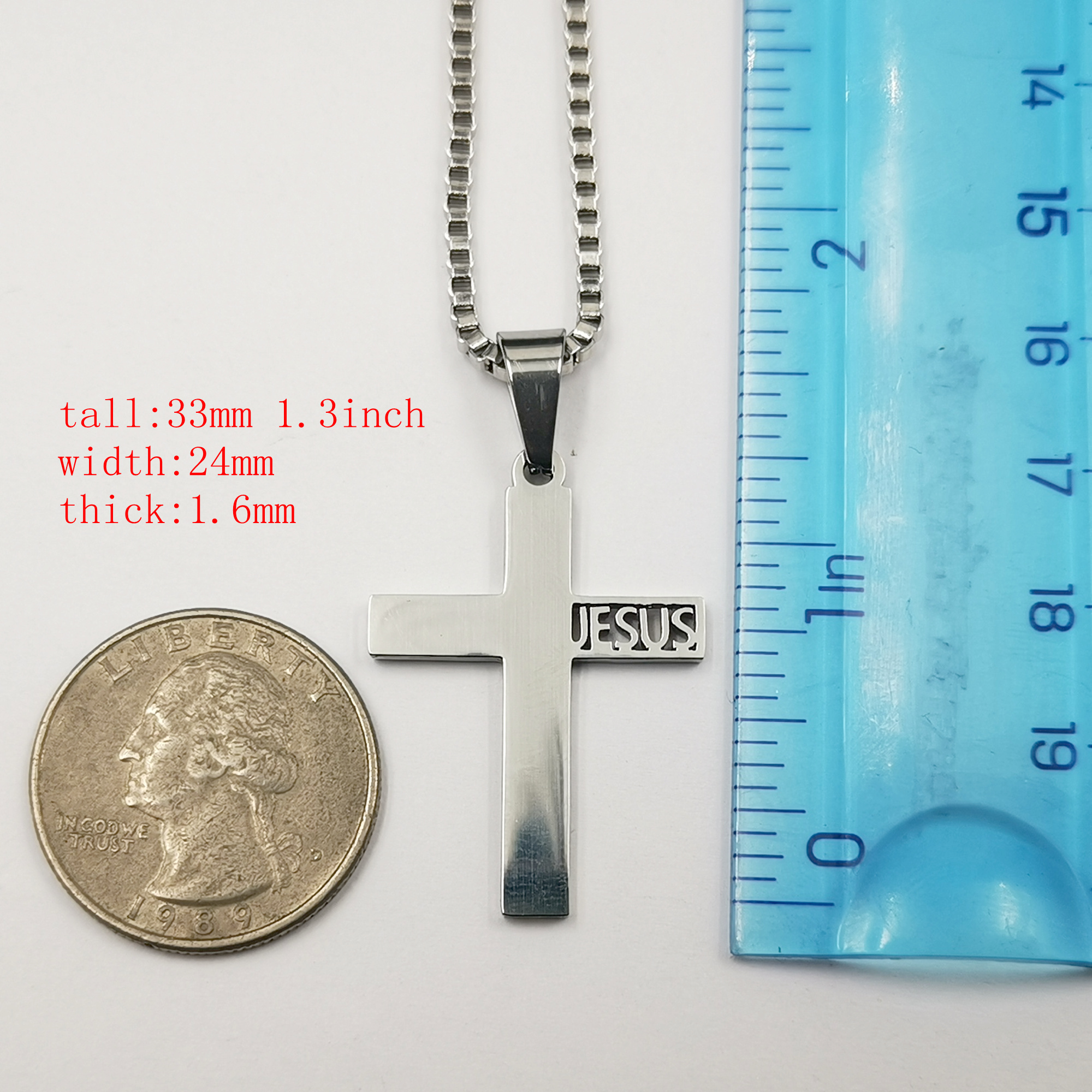 5pcs Lot In Bulk Jesus Christ Crucifix Cross Pendant Charm Religious Jewelry Silver Stainless Steel Pendants For Mens