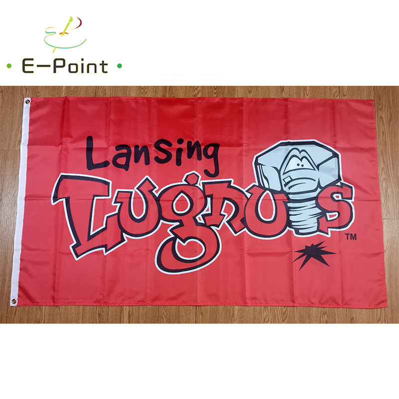 MiLB Lansing Lugnuts Flag 3*5ft (90cm*150cm) Polyester Banner decoration flying home & garden Festive gifts
MiLB Lansing Lugnuts Flag 3*5ft (90cm*150cm) Polyester Banner decoration flying home & garden Festive gifts