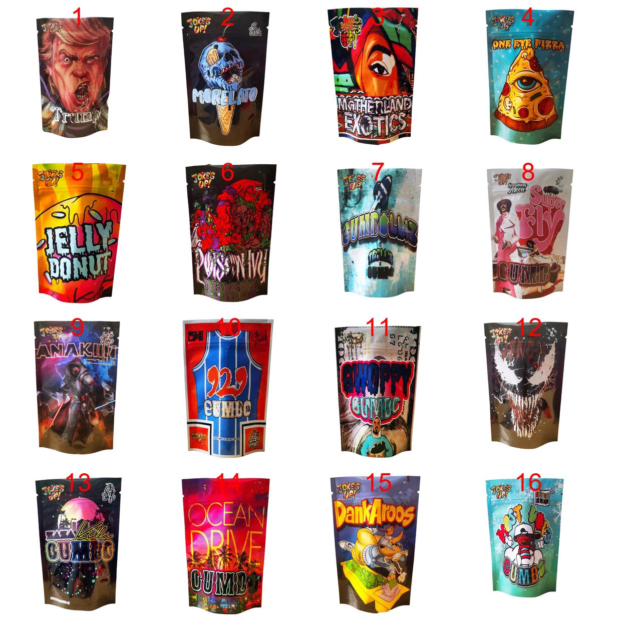 Packing Bags Zaza Killa Jokes Up Mylar Zipper Package Eighth Coochie Yunglb Runtz Mcru Ntz Backpack Boyz Sharklato Italian Cherry Mor jllajk
Packing Bags Zaza Killa Jokes Up Mylar Zipper Package Eighth Coochie Yunglb Runtz Mcru Ntz Backpack Boyz Sharklato Italian Cherry Mor jllajk