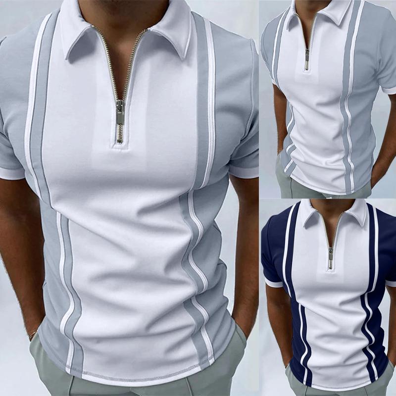 Men' Polos Shirt Men Short Sleeve Male Summer Casual Print Zipper Turn Down Collar Blouse Tops ShirtMen, Navy
Men' Polos Shirt Men Short Sleeve Male Summer Casual Print Zipper Turn Down Collar Blouse Tops ShirtMen, Navy