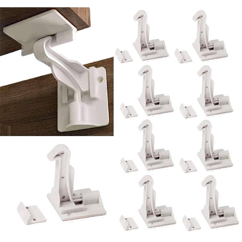 10pcs Baby Safety Invisible Security Drawer Lock No Punching Children Protection Cupboard Cabinet Door Drawer Safety Locks A 220816
10pcs Baby Safety Invisible Security Drawer Lock No Punching Children Protection Cupboard Cabinet Door Drawer Safety Locks A 220816