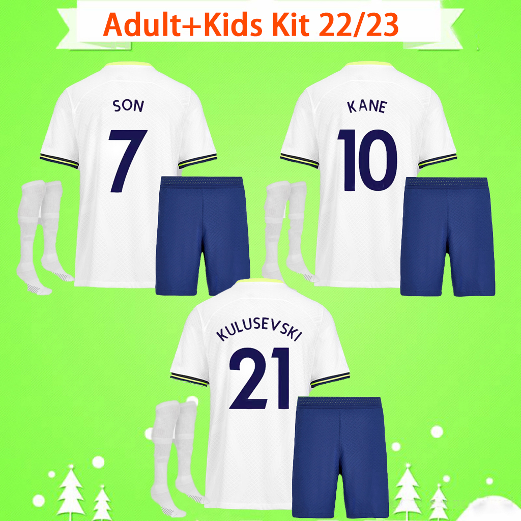 Adult and Kids Kit with socks 2022 2023 DELE SON KANE soccer jerseys HOJBJERG BERGWIJN LO CELSO 22 23 child football shirts uniforms men set boys suit top quality 16-2XL, 21/22 kit with socks
Adult and Kids Kit with socks 2022 2023 DELE SON KANE soccer jerseys HOJBJERG BERGWIJN LO CELSO 22 23 child football shirts uniforms men set boys suit top quality 16-2XL, 21/22 kit with socks