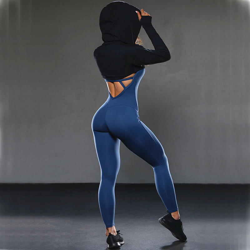 Pad Sport Suit Female Sculpted Yoga Set Tracksuit Ensemble Sportswear Jumpsuits Workout Gym Wear Running Clothes Fitness 220627