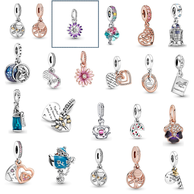 New s925 Sterling Silver Loose Beads DIY Ladies Friends Gift Jewelry Original Fit Pandora Charm Bracelet Beaded Pendant Fashion Boy Girl Love Flower Casual Charm
New s925 Sterling Silver Loose Beads DIY Ladies Friends Gift Jewelry Original Fit Pandora Charm Bracelet Beaded Pendant Fashion Boy Girl Love Flower Casual Charm