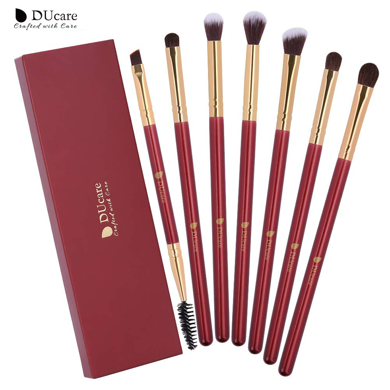 DUcare Red 7Pcs Makeup Brushes Set Soft Synthetic Hair for Eyeshadow Foundation Eyebrow Eyeliner Brush Face Beauty Cosmetic Tool 220722
DUcare Red 7Pcs Makeup Brushes Set Soft Synthetic Hair for Eyeshadow Foundation Eyebrow Eyeliner Brush Face Beauty Cosmetic Tool 220722