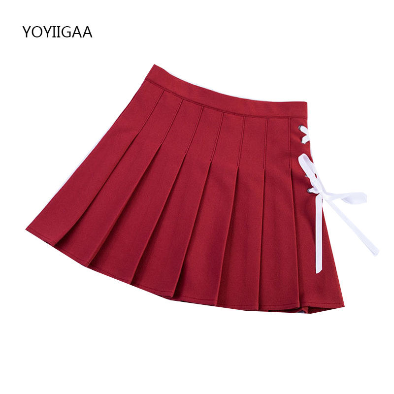 Summer Women Pleated Skirts High Waist Female Mini Skirt Harajuku Preppy Style Ladies Plaid Skirts Sweet Girls Dance Mini Skirt 220701