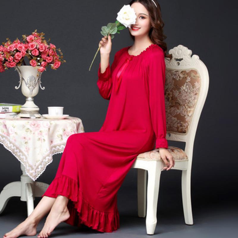 Women's Sleepwear Spring Womens Nightgown Cotton Long Nightwear Nighties For Women Autumn Sleepdress Dressing Gown Femme Pink Plus SizeWomen, White
Women's Sleepwear Spring Womens Nightgown Cotton Long Nightwear Nighties For Women Autumn Sleepdress Dressing Gown Femme Pink Plus SizeWomen, White