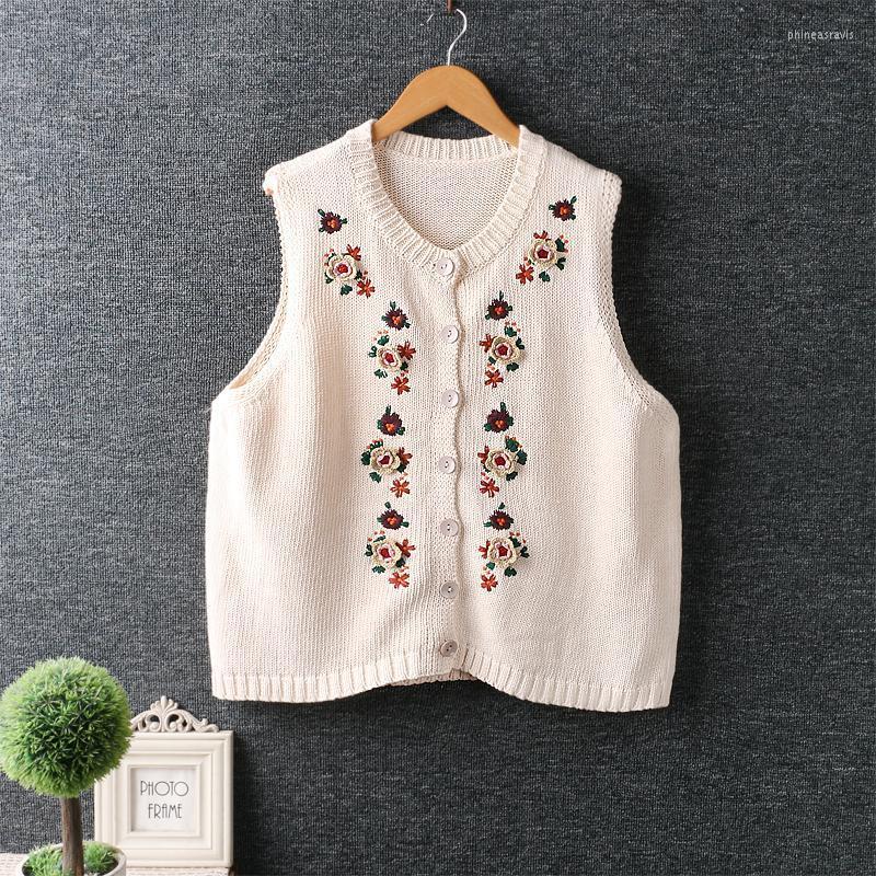 Women's Vests Autumn Literature And Art Sweet Round Neck Sweater Vest Loose Knitted N21-F115Women's Phin22, No.4
Women's Vests Autumn Literature And Art Sweet Round Neck Sweater Vest Loose Knitted N21-F115Women's Phin22, No.4