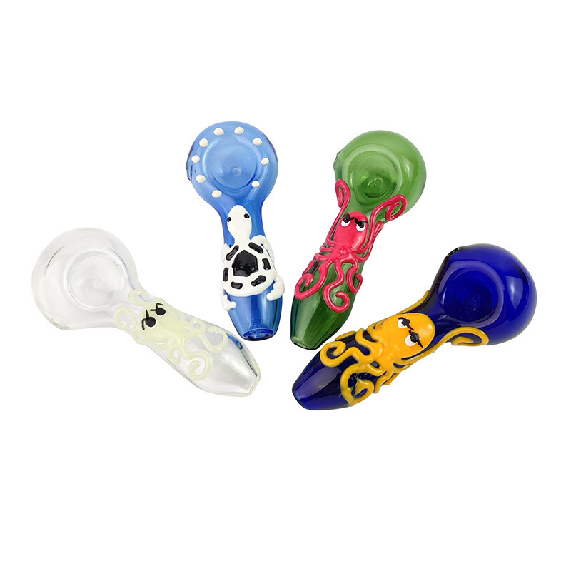 Printing color Glass Smoking Pipes Heady Spoon Scorpion Luminous Oil Burner Tobacco Pipe
Printing color Glass Smoking Pipes Heady Spoon Scorpion Luminous Oil Burner Tobacco Pipe