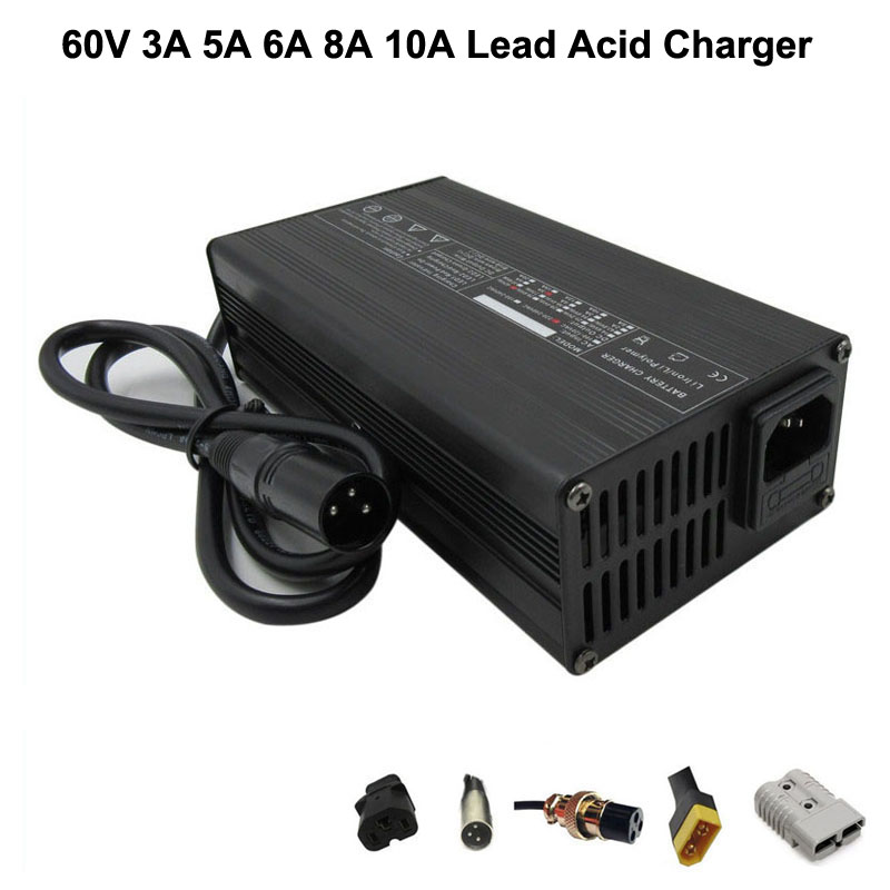 60V 3A 5A 6A 8A 10A Lead Acid Ebike Battery Charger 60 Volt Lead-acid Electric Bike Scooter Wheelchair Motorcycle Charger
60V 3A 5A 6A 8A 10A Lead Acid Ebike Battery Charger 60 Volt Lead-acid Electric Bike Scooter Wheelchair Motorcycle Charger
