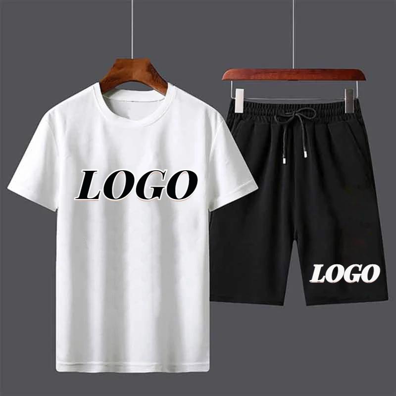 Men's Tracksuits Custom LOGO Men's Jogging Suit Summer 2-piece Short-sleeved Casual Fashion Fitness T-shirt Shorts SportswearMen's, 001 
Men's Tracksuits Custom LOGO Men's Jogging Suit Summer 2-piece Short-sleeved Casual Fashion Fitness T-shirt Shorts SportswearMen's, 001