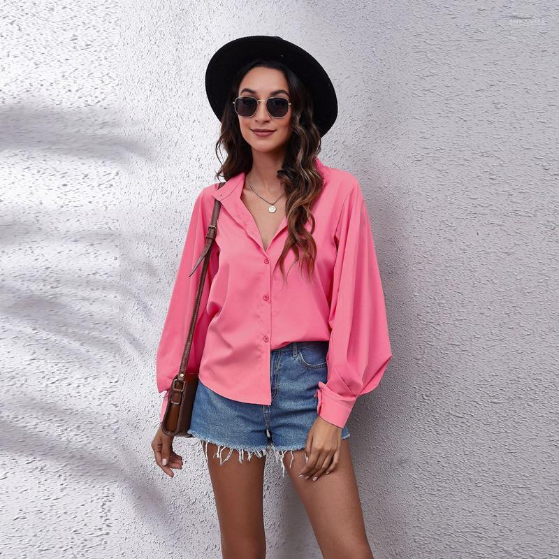 Women' Blouses & Shirts Lantern Sleeve Chiffon Shirt Solid Color For Women Spring Summer 2022 Arrivals Stand Collar Button Front Loose Casu, Khaki
Women' Blouses & Shirts Lantern Sleeve Chiffon Shirt Solid Color For Women Spring Summer 2022 Arrivals Stand Collar Button Front Loose Casu, Khaki