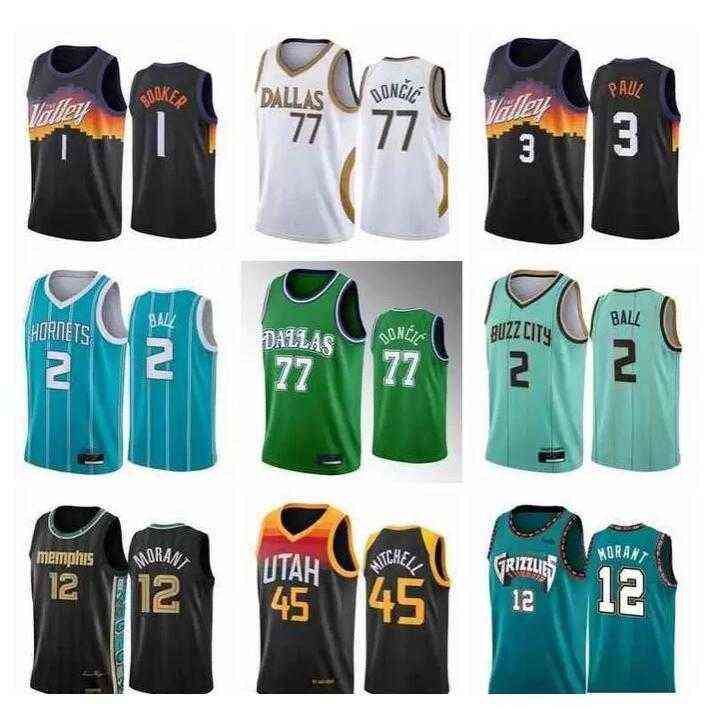 LaMelo 2 Ball Ja 12 Morant jersey Donovan 45 Mitchell Luka 77 university Doncic Jerseys Devin 1 Booker Chris 3 Paul Basketbal''nba''Jerseys, 15
LaMelo 2 Ball Ja 12 Morant jersey Donovan 45 Mitchell Luka 77 university Doncic Jerseys Devin 1 Booker Chris 3 Paul Basketbal''nba''Jerseys, 15