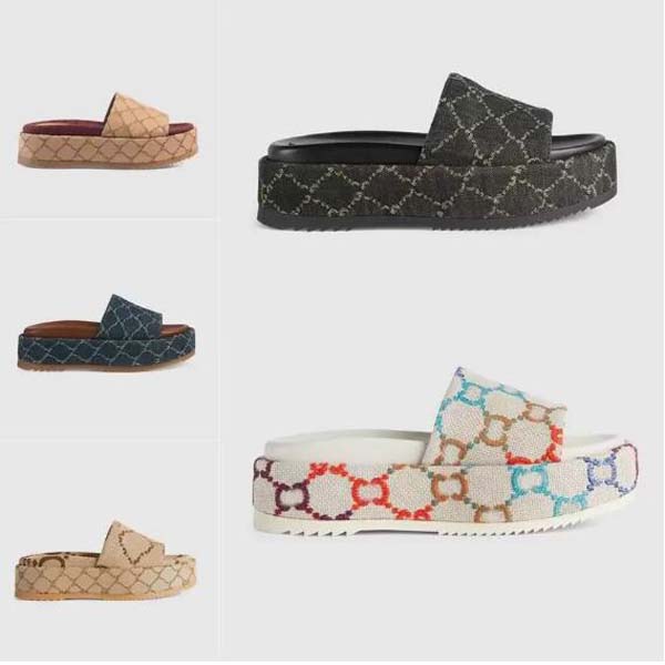 2022 womens fashion embroidered canvas slides slip on slippers girls Canvas covered platform sandals with box and dust bags
2022 womens fashion embroidered canvas slides slip on slippers girls Canvas covered platform sandals with box and dust bags