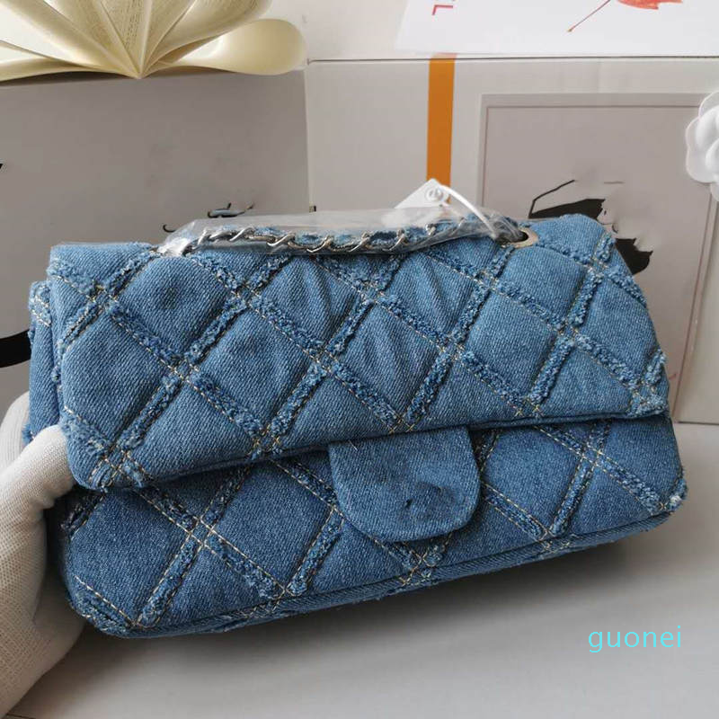 Designer- Women fashion ladies bag chain messenger small denim washed retro craft shouder bags r555, Blue
Designer- Women fashion ladies bag chain messenger small denim washed retro craft shouder bags r555, Blue
