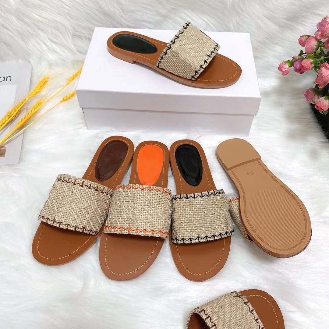 New Sandals Designers Women Sandals Leisure Linen Slippers Girls Scuffs flat bottom summer beach shoes -42, Brown
New Sandals Designers Women Sandals Leisure Linen Slippers Girls Scuffs flat bottom summer beach shoes -42, Brown